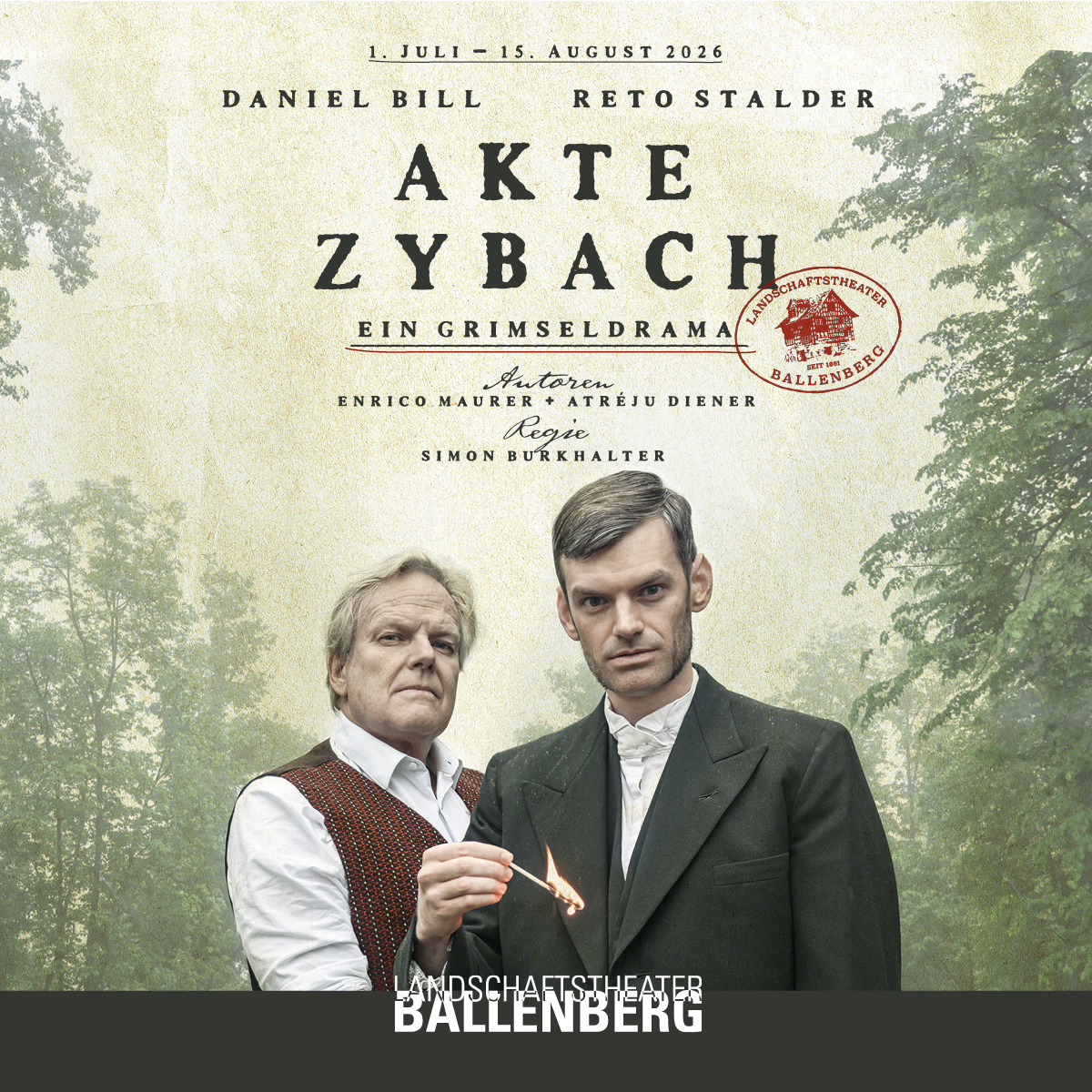 Brienzerburli Theater Arrangement 2025